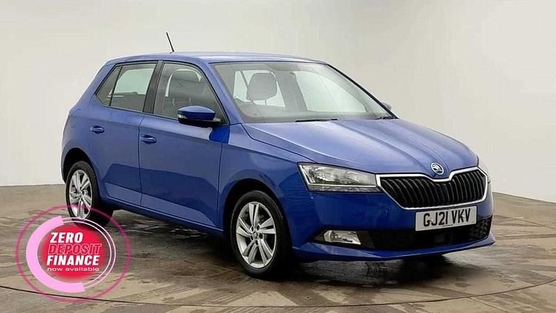 Blue Used 2021 Skoda Fabia SE Hatchback | £8,990 (Good price) - Image 1/3