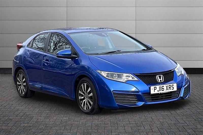 Used Honda Civic S 100 HP (73 kW) 2016 Blue Hatchback