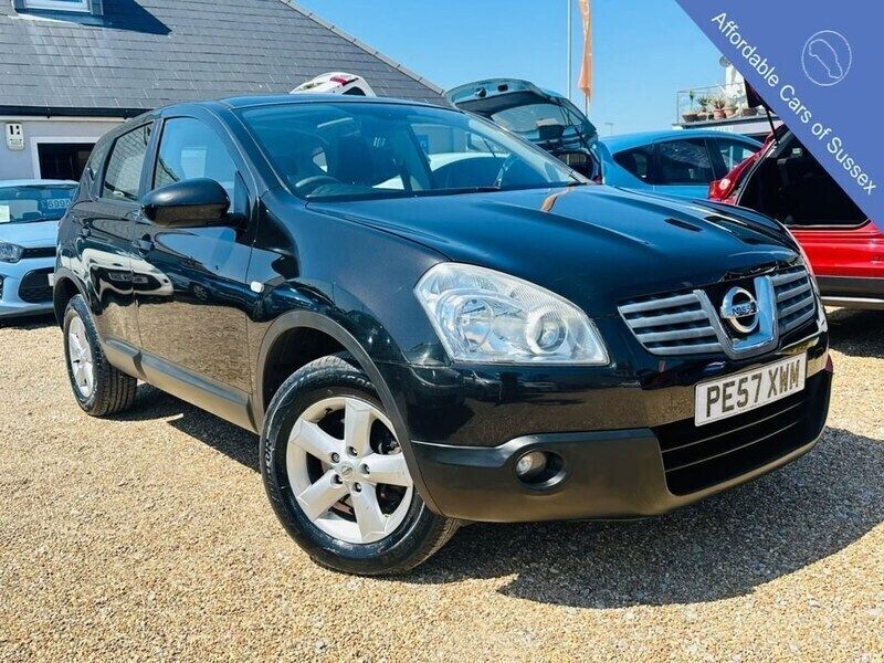 Black Used 2007 Nissan Qashqai Acenta SUV | £2,250 (Fair price) - Image 1/4