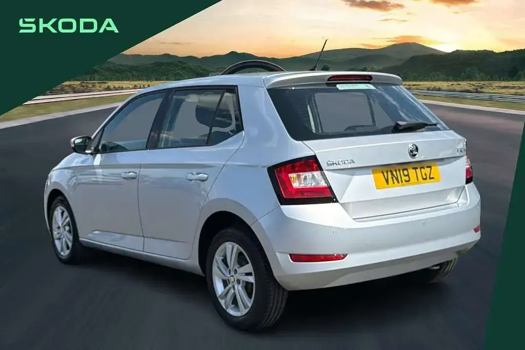 Used Skoda Fabia SE 73 HP (53 kW) 2019 Silver Hatchback