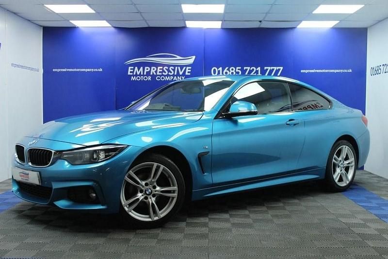 Used BMW 420 M Sport 184 HP (135 kW) 2018 Blue Coupe