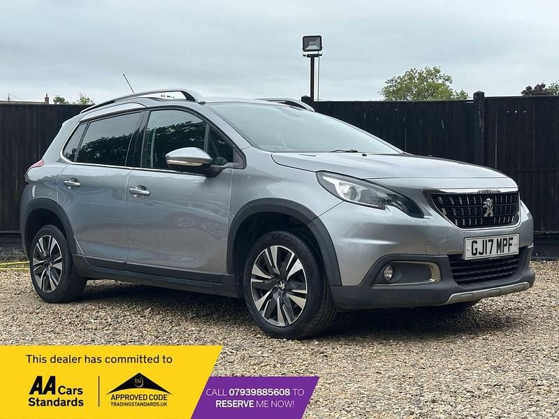 Grey Used 2017 Peugeot 2008 Allure SUV | £5,450 (Fair price) - Image 1/4