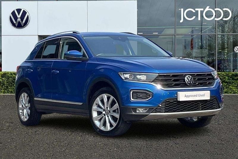 Blue Used 2020 VW T-Roc SEL SUV | £20,595 (Fair price) - Image 1/4