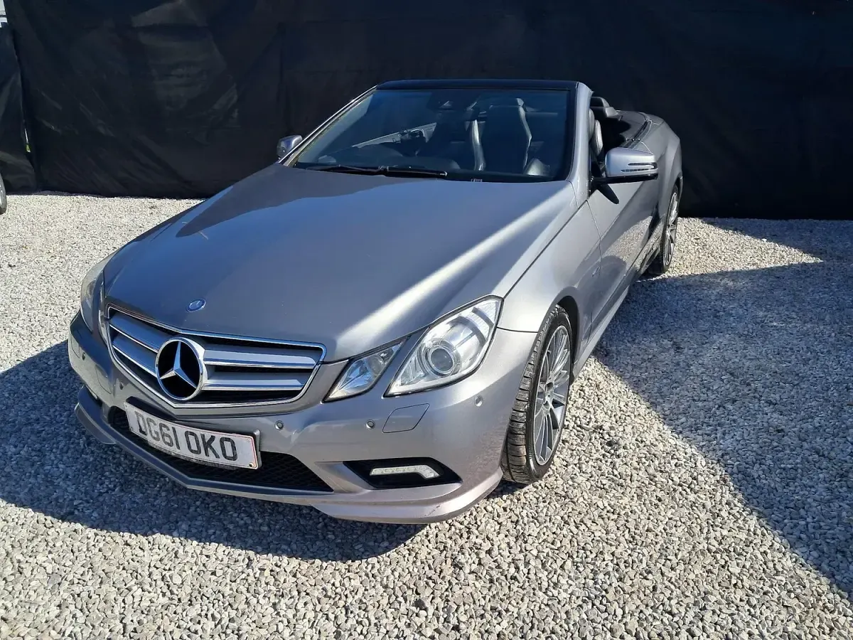 Used Mercedes E250 2011 Silver Cabriolet