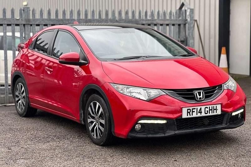 Red Used 2014 Honda Civic SR Hatchback | £2,590 (Fair price) - Image 1/1