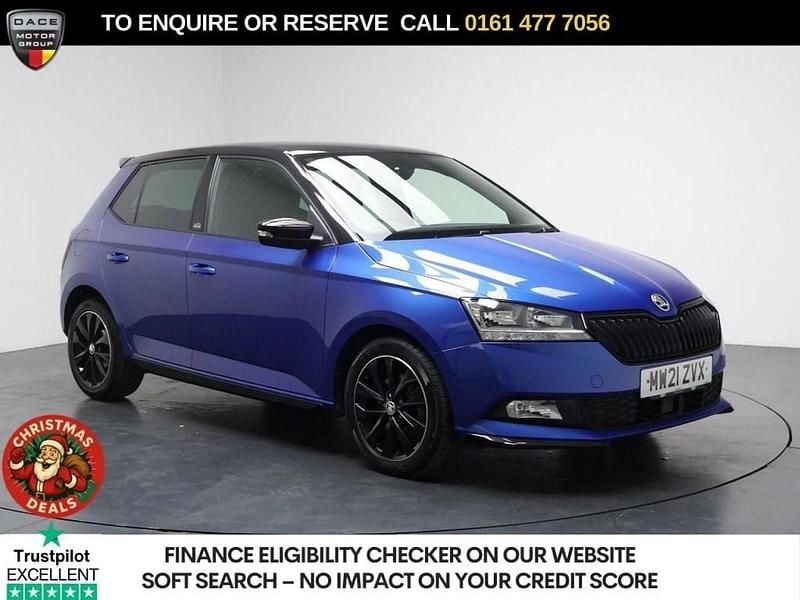 Blue Used 2021 Skoda Fabia Monte Carlo Hatchback | £10,990 (Good price) - Image 1/3