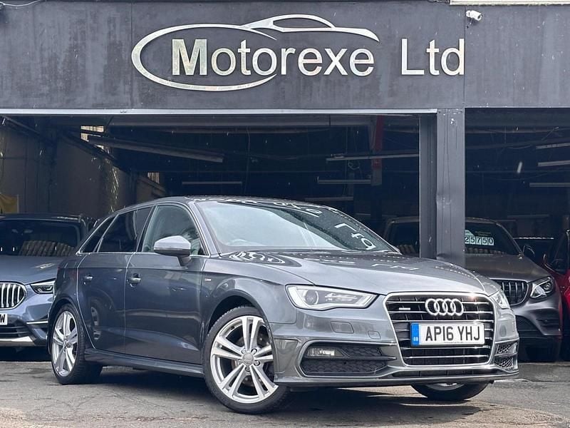 Grey Used 2016 Audi A3 Sportback S-Line Hatchback | £10,950 (Fair price) - Image 1/4