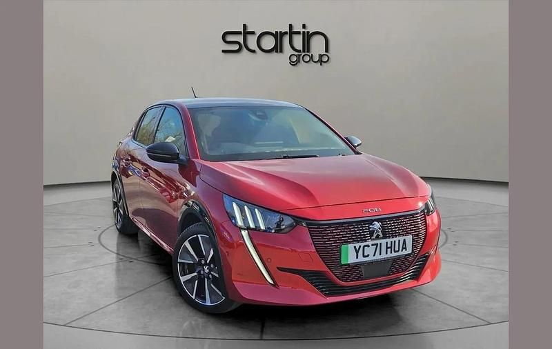 Used Peugeot e-208 GTi 100 kW (136 HP) 2021 Red Hatchback