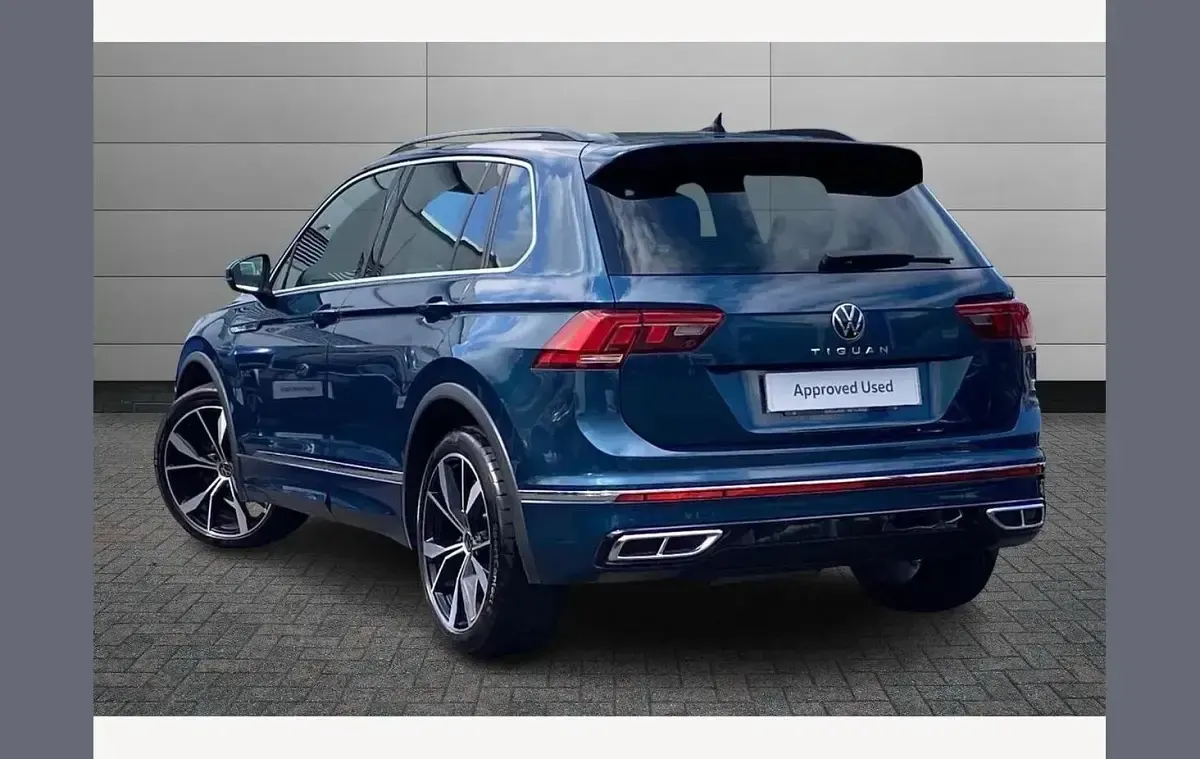 Used VW Tiguan R-line 150 HP (110 kW) 2022 Blue SUV