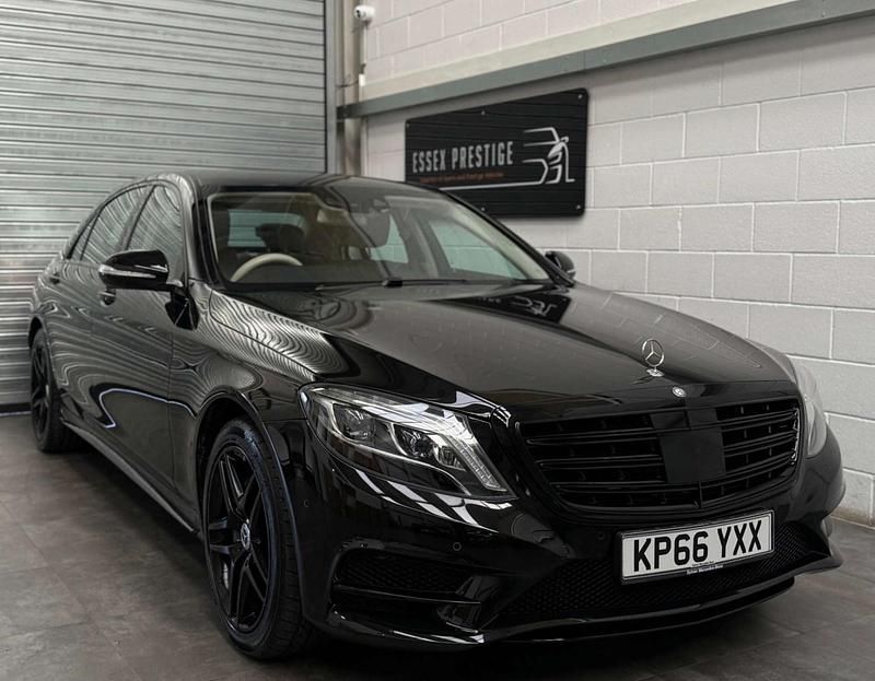 Black Used 2016 Mercedes S350 AMG line Sedan | £20,989 (Fair price) - Image 1/4