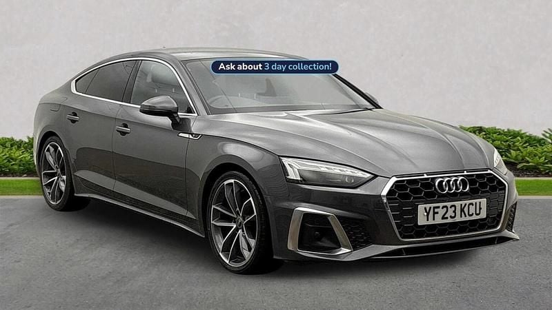 Begagnad Audi A5 S-Line 163 HK (119 kW) 2023 Grå Sportkupé