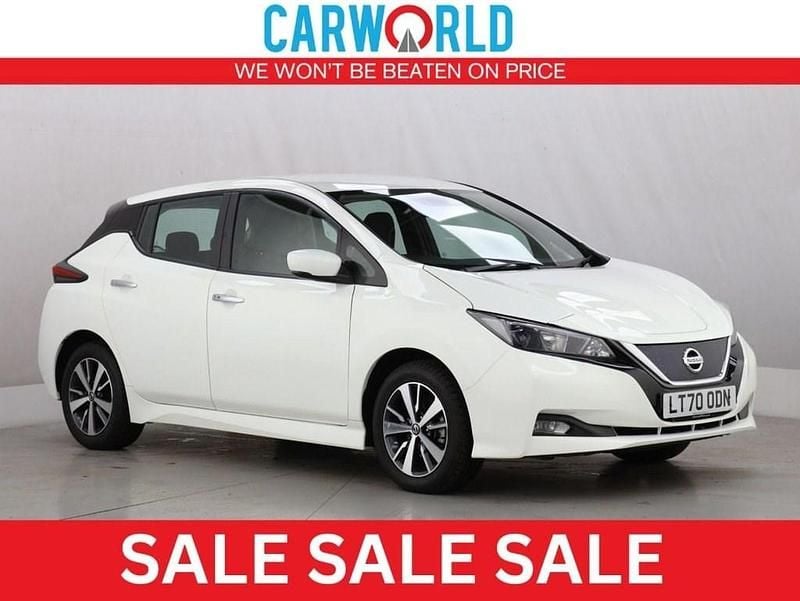 White Used 2020 Nissan Leaf Acenta Hatchback | £8,990 (Good price) - Image 1/3