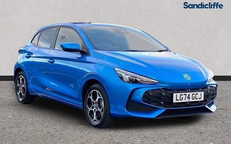 Metallic battersea blue Used 2024 MG MG3 Trophy Hatchback | £15,669 (Good price) - Image 1/4