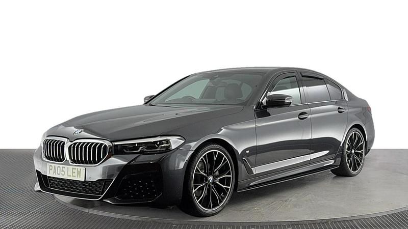 Grey Used 2022 BMW 520 M Sport Sedan | £27,920 (Fair price) - Image 1/4