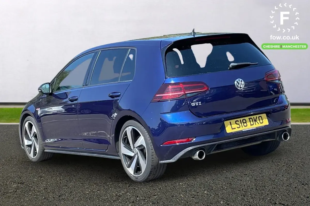 Used VW Golf VII GTI 230 HP (169 kW) 2018 Blue Hatchback