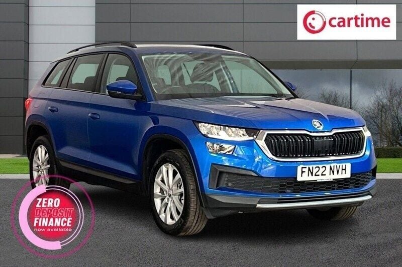 Blue Used 2022 Skoda Kodiaq SE SUV | £23,499 (Fair price) - Image 1/3