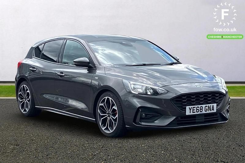 Grey Used 2018 Ford Focus ST-Line X Hatchback | £12,599 (Fair price) - Image 1/3