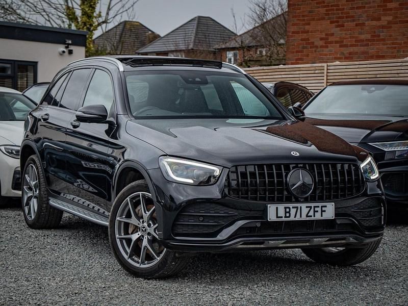 Used Mercedes GLC300e AMG line 2021 Black Estate