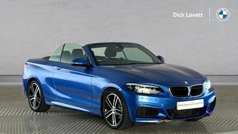 Blue Used 2017 BMW 218 M Sport Cabriolet | £13,500 (Fair price) - Image 1/4