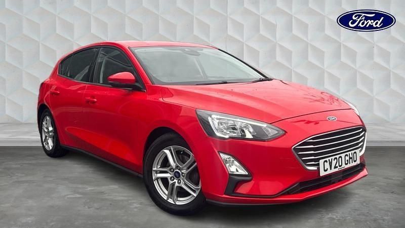 Red Used 2020 Ford Focus Zetec Hatchback | £10,195 (Good price) - Image 1/4