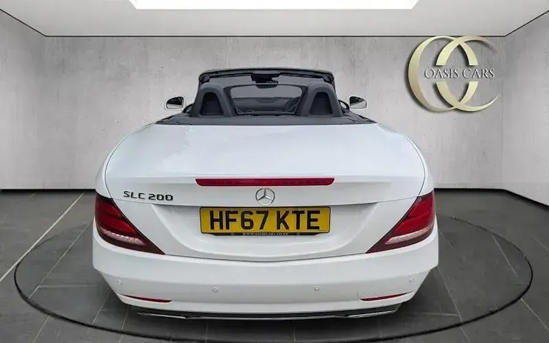 Used Mercedes SLC200 AMG line 184 HP (135 kW) 2017 White Cabriolet