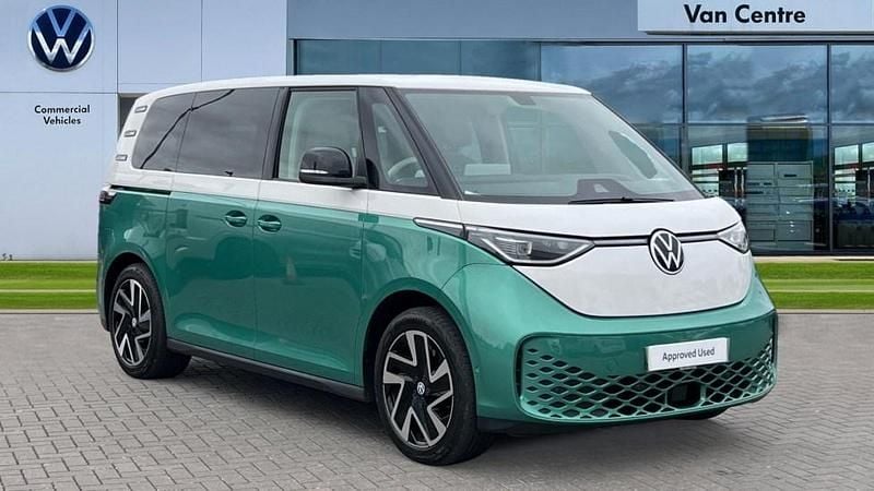 Candy white / bay leaf green Used 2025 VW ID. Buzz Pro MPV | £45,491 - Image 1/4