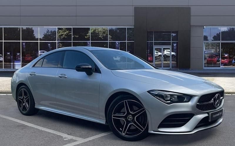 Silver Used 2023 Mercedes CLA220 AMG Line Premium Sedan | £27,737 (Fair price) - Image 1/4