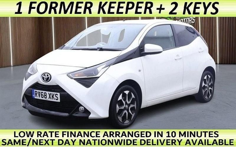 White Used 2018 Toyota Aygo X-plore Hatchback | £4,577 (Good price) - Image 1/3