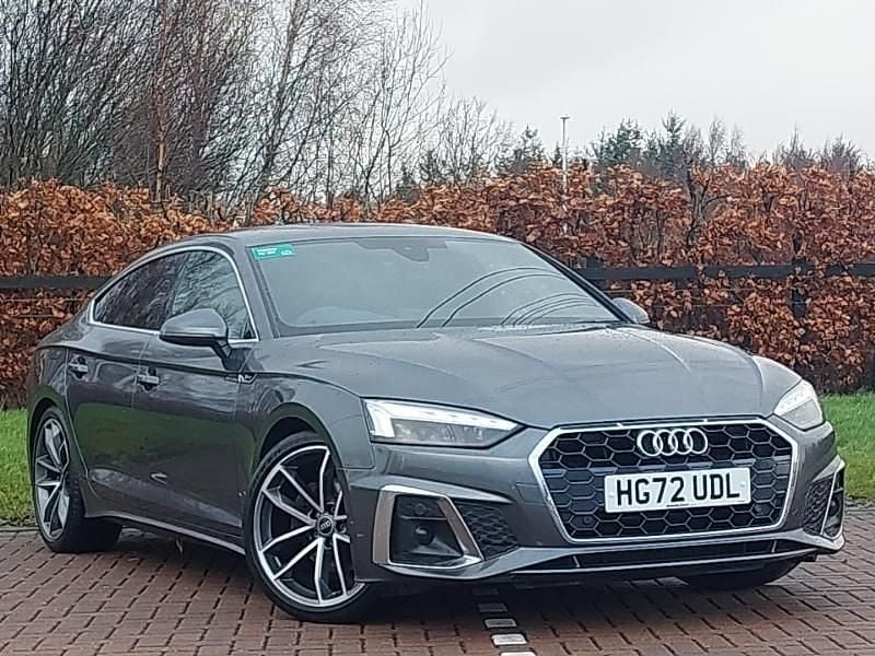 Grey Used 2023 Audi A5 S-Line Hatchback | £24,998 (Good price) - Image 1/4