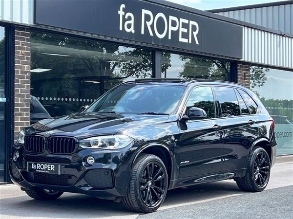 Black sapphire metallic Used 2018 BMW X5 M Sport SUV | £26,500 (Fair price) - Image 1/1