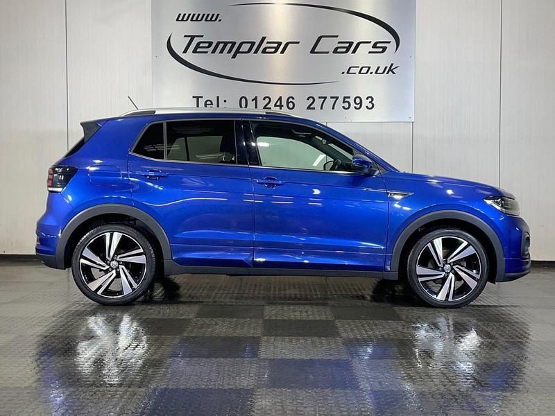 Used VW T-Cross R-line 115 HP (84 kW) 2021 Blue SUV
