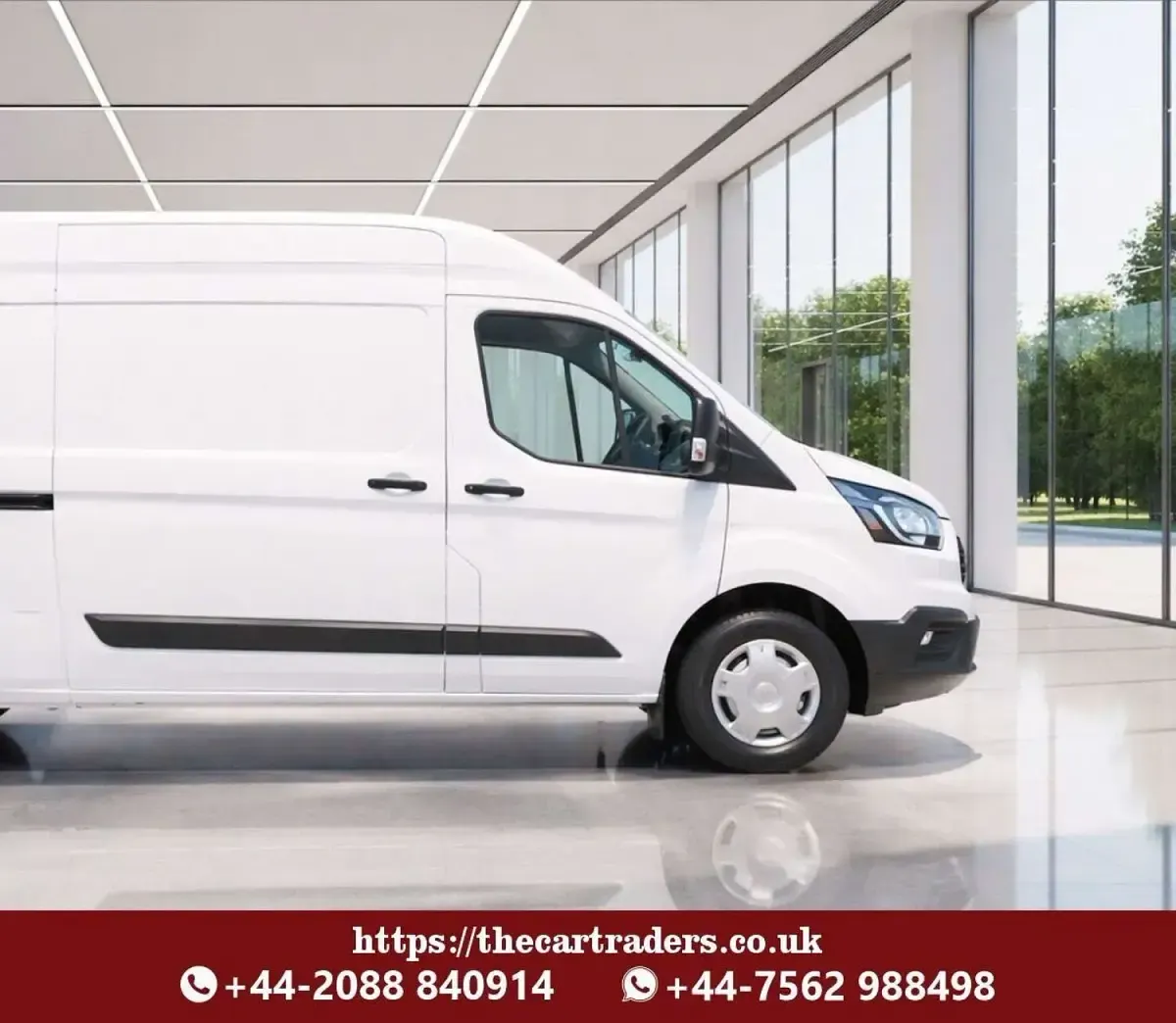 Used Ford Transit S 130 HP (95 kW) 2021 White Van