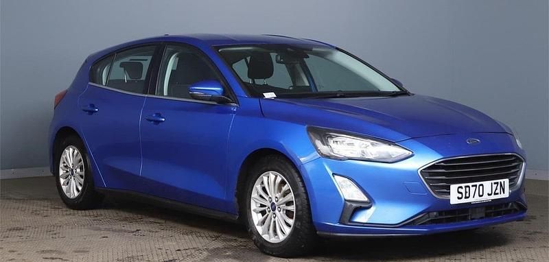 Used Ford Focus Titanium 2020 Blue Hatchback