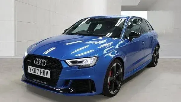 Used Audi RS3 Comfort 400 HP (294 kW) 2017 Blue Sedan