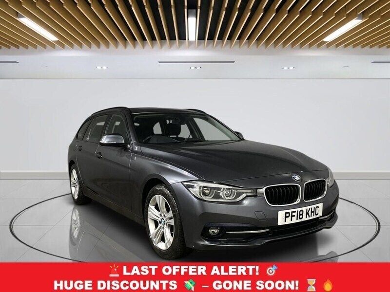 Grey Used 2018 BMW 318 Sport Line Estate | £13,749 (Good price) - Image 1/3