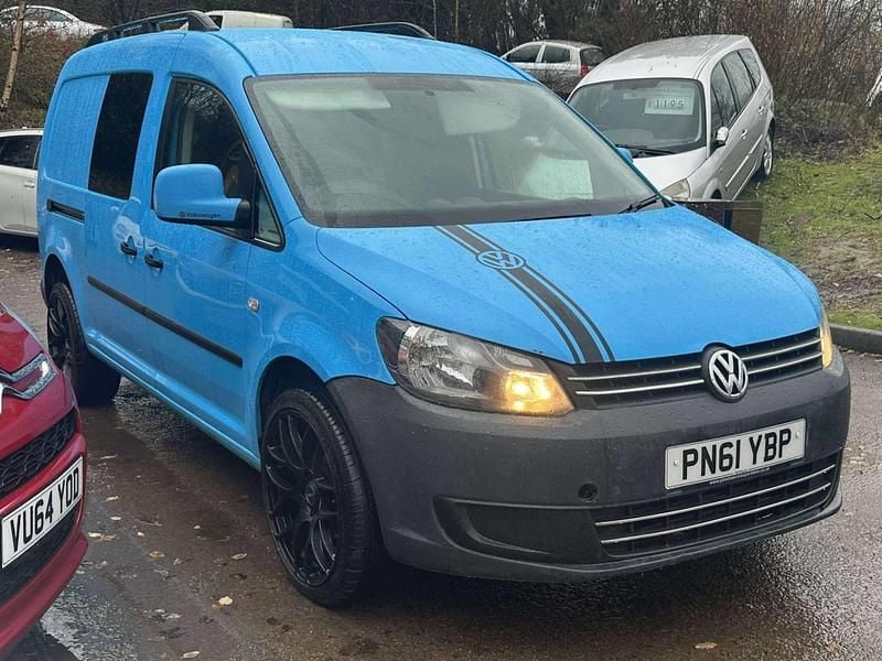 Used VW Caddy Maxi 102 HP (75 kW) 2011 Blue MPV