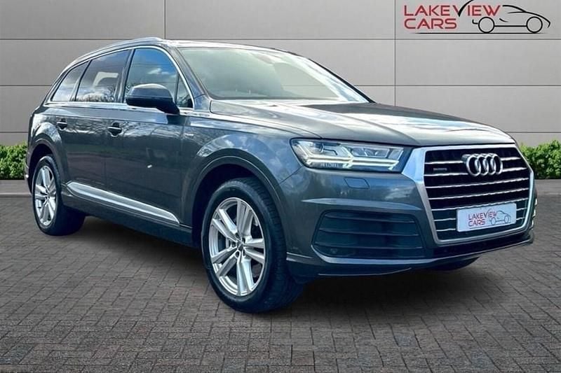 Grey Used 2016 Audi Q7 S-Line SUV | £18,745 (Fair price) - Image 1/1