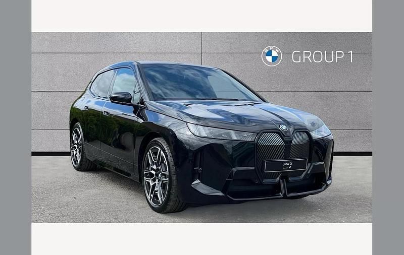 Black sapphire metallic paint Used 2025 BMW iX M Sport SUV | £79,993 - Image 1/4
