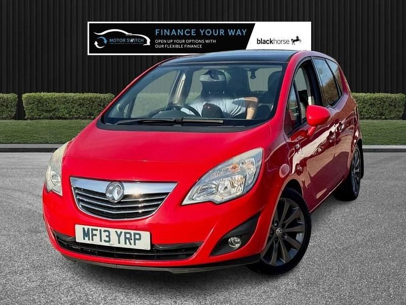 Used Vauxhall Meriva 100 HP (73 kW) 2013 Red MPV