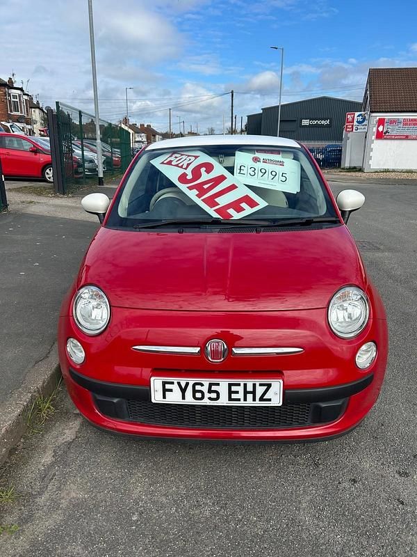 Used Fiat 500 69 HP (50 kW) 2015 Red Hatchback