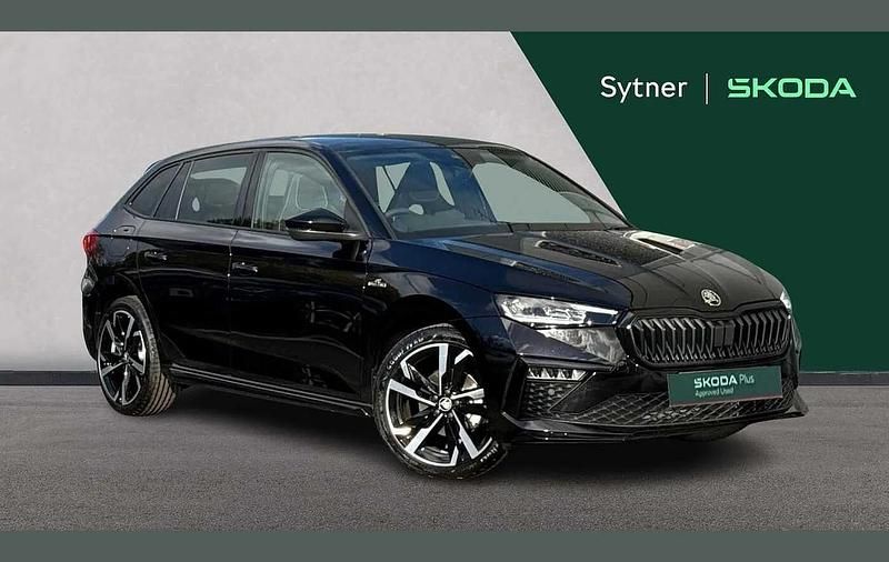 Black magic pearl effect New 2025 Skoda Scala Monte Carlo Hatchback | £25,500 (Fair price) - Image 1/4