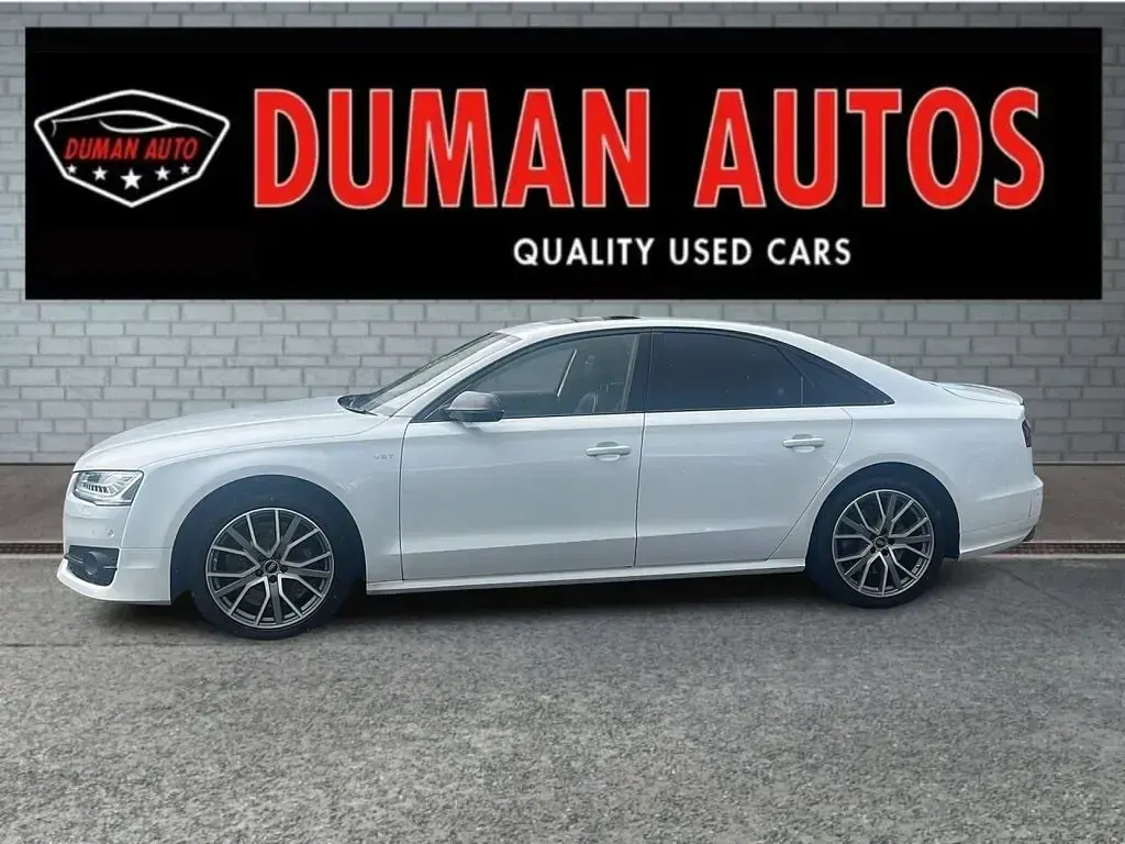 Used Audi S8 plus Advanced 605 HP (444 kW) 2017 White Sedan