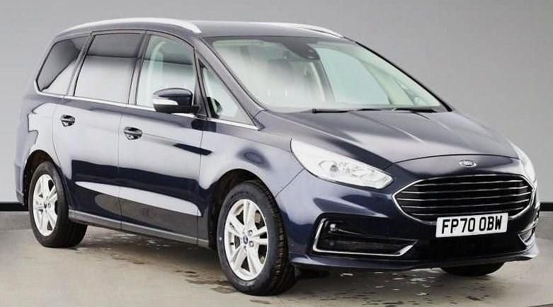 Used Ford Galaxy Titanium 150 HP (110 kW) 2020 Blue MPV