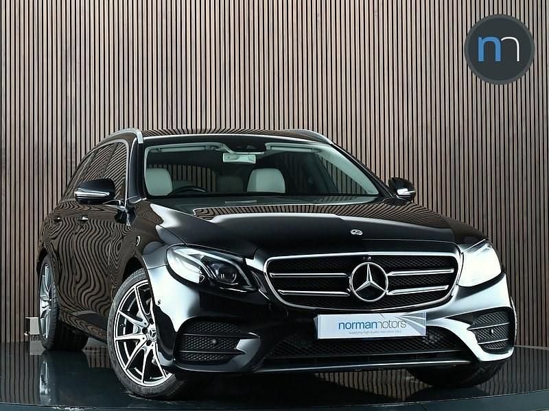Used Mercedes E220 AMG line 2021 Black Estate