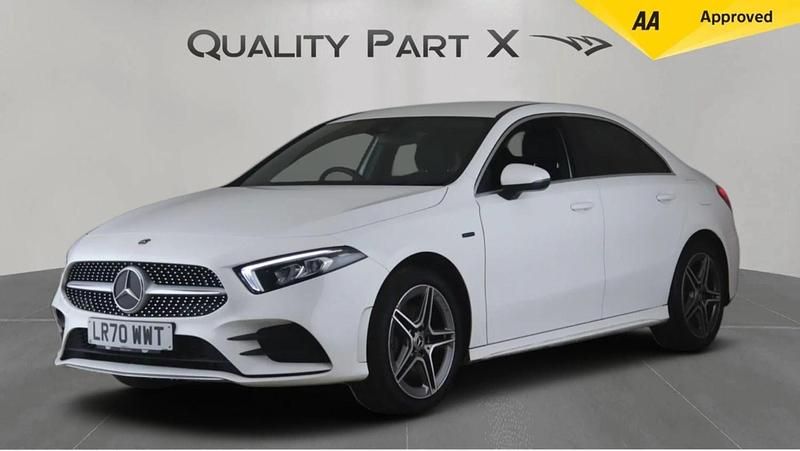 Used Mercedes A250 AMG line 2020 White Sedan