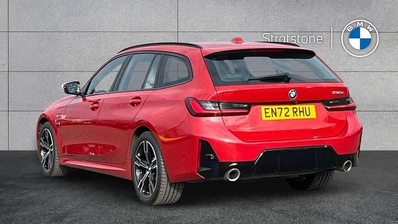 Used BMW 330e M Sport 288 HP (211 kW) 2023 Red Estate