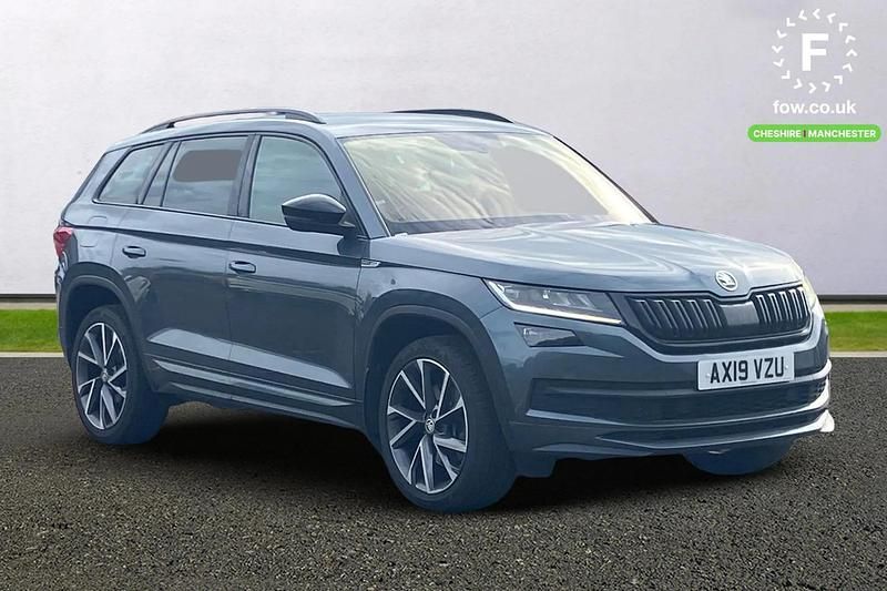 Grey Used 2019 Skoda Kodiaq SportLine SUV | £21,199 (Good price) - Image 1/3
