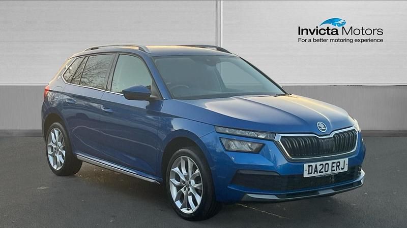 Race blue metallic Used 2020 Skoda Kamiq SE L SUV | £14,500 (Fair price) - Image 1/4