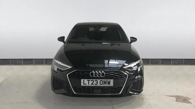 Used Audi A3 S-Line 110 HP (80 kW) 2023 Black Sedan