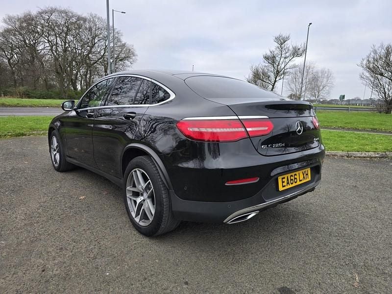 Used Mercedes GLC220 AMG line 2016 Black Coupe